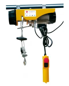 Electric cable winch