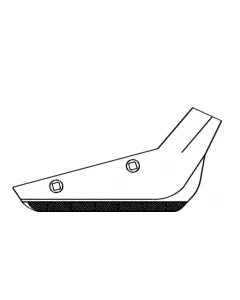 Beet harvester shares