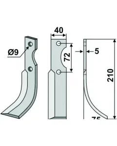Milling blade