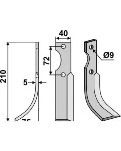 Milling blade