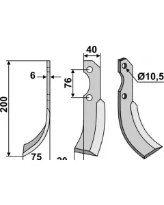 Milling blade
