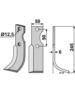 Milling blades