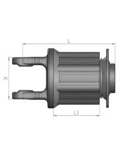 Star ratchet coupling