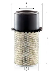 Air filter insert