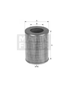 C 15 124/3 air filter element 1 µm f. High temperature