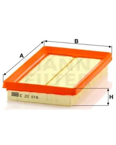 C 22 016 air filter element