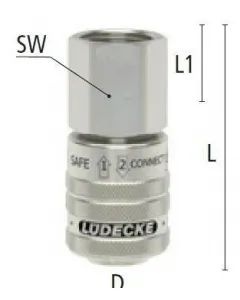 Compressed air coupling