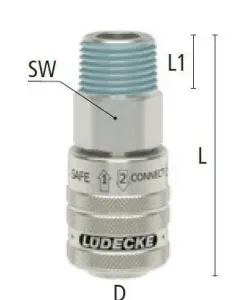 Compressed air coupling
