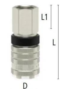 Compressed air coupling