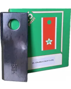 Rotary mower knives EL 112x48x4 f.21 TA DX (RH)