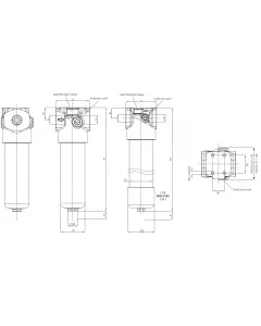 F420D143000BB7DT000 line filter housing (print filter)