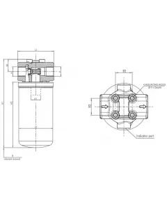 FA411000BB4DZ00 hydraulic filter spinon - without an element