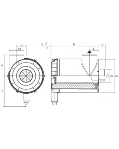 G100284 Air filter (RadialSeal FRG)