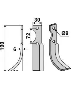 Milling blade