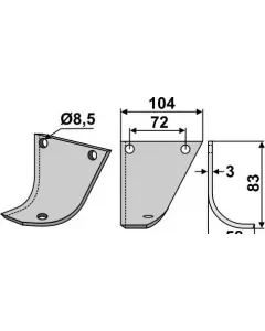 Milling blades