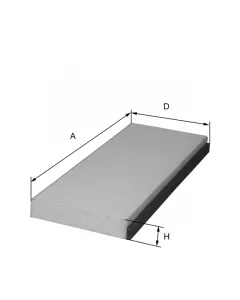 HC7198A interior filter element