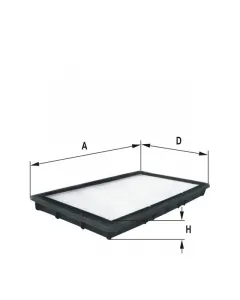 HC7207 interior filter element