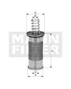HD 1053 x hydraulic filter element