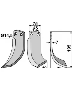 Milling blades