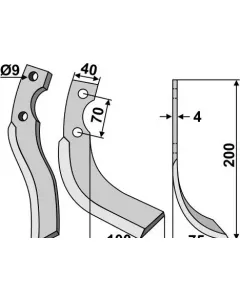 Milling blades