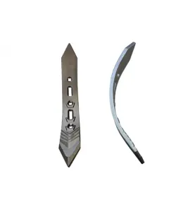 Cultivator ploughshares