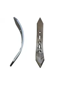 Cultivator ploughshares