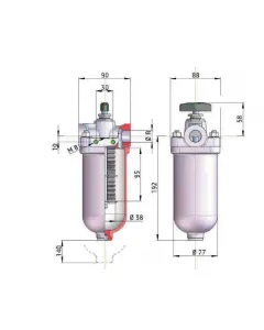 Filtro divisa a piastra KMGP00010, larghezza di gap 0,1 mm