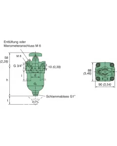 Kmgw00003 wire gap filter, 0.05 mm gap width