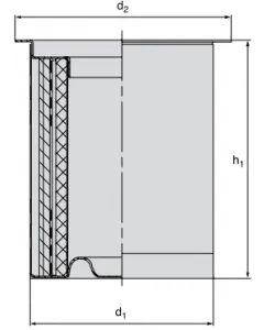 LE 28 002 air oil element (including seal)
