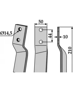 Zęby wirnika, wersja prawa