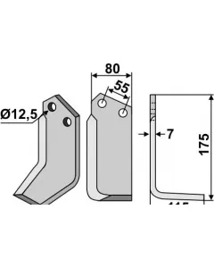 Milling blades