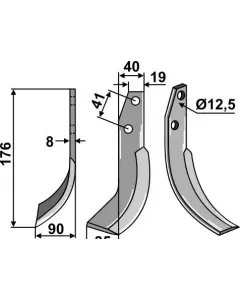 Milling blade