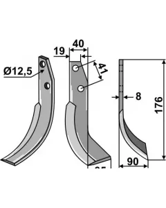 Milling blades