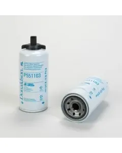 FUEL FILTER WATER SEPARATOR SPIN-ON TWIST&DRAIN P551103