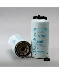 FUEL FILTER WATER SEPARATOR SPIN-ON TWIST&DRAIN P553201