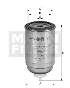 PL 50 fuel filter spinon (pre -filter)
