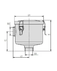 SA6061 air filter (vacuum filter G 1 1/4 ")
