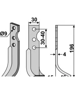 Milling blades