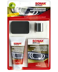 Sonax headlights preparation set profiline