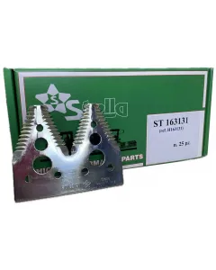 Harvester combine sickle section knife top serrated