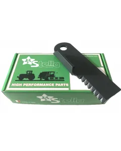 Straw chopper knives