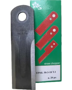 Straw chopper knives