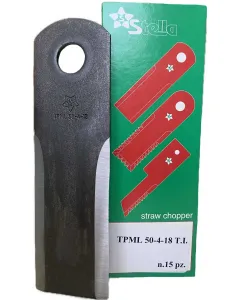 Straw chopper knives