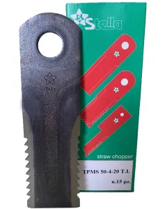 Straw chopper knives