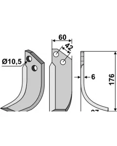 Milling blades