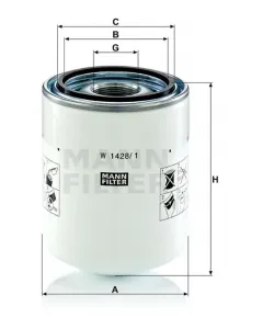 W 1428/1 Change filter spinon