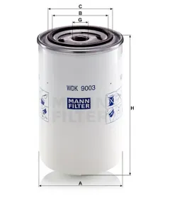 WDK 9003 Filtro de combustible Spinon