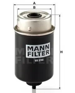 Fuel exchange filter