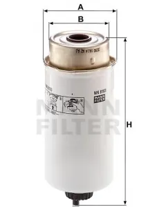 Fuel exchange filter