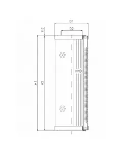WT722 Hydraulic filter element